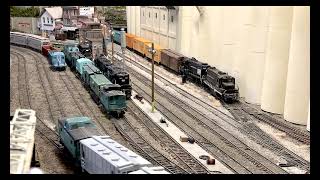 Most recent virtual ops action on my Penn Central Layout 2021