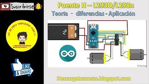 Arduino desde cero #12 - Control de motores L293D || Puente H
