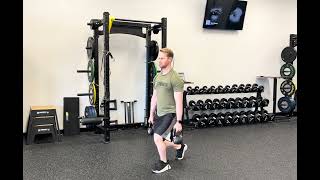 Double Arm KB Split Squat