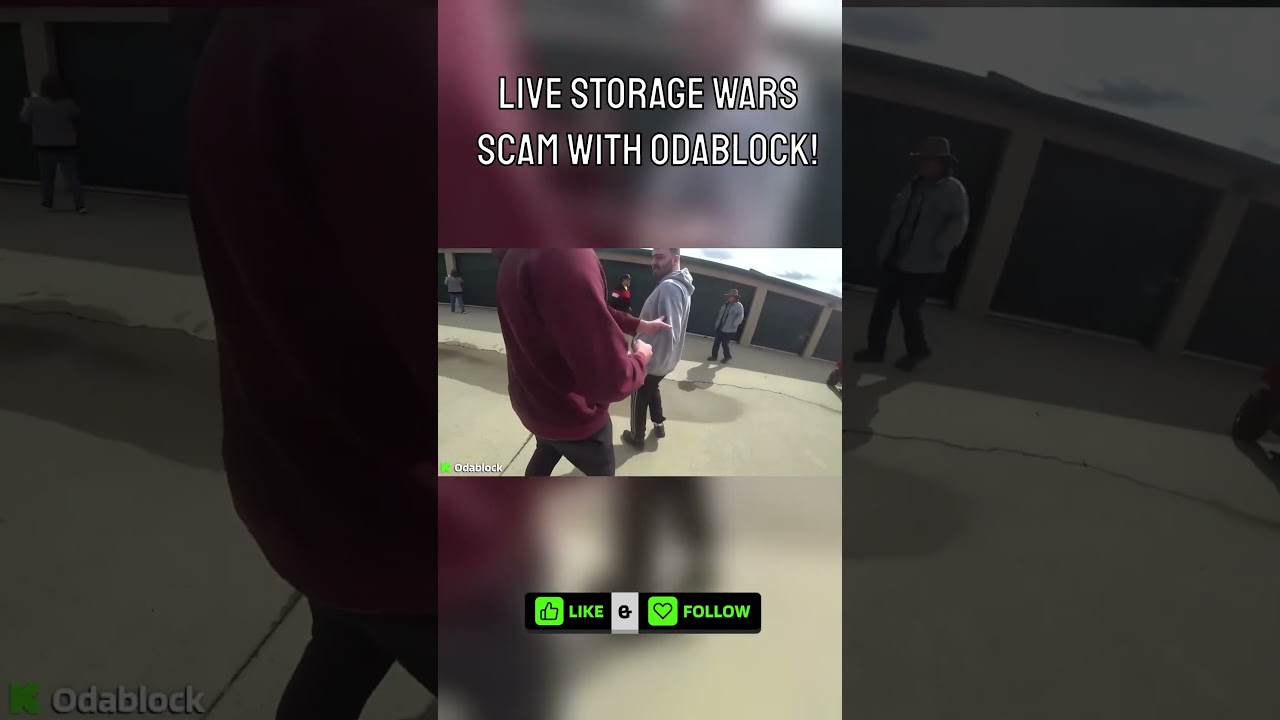 LIVE STORAGE WARS SCAM WITH ODABLOCK! 