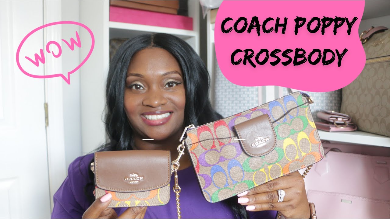 Coach Poppy Crossbody Bag and Card Holder: What Fit's and Mod