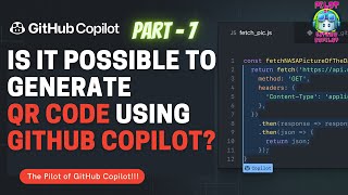 Is it possible to generate QR codes using GitHub Copilot? #githubcopilot #ai #replacedeveloper #ml