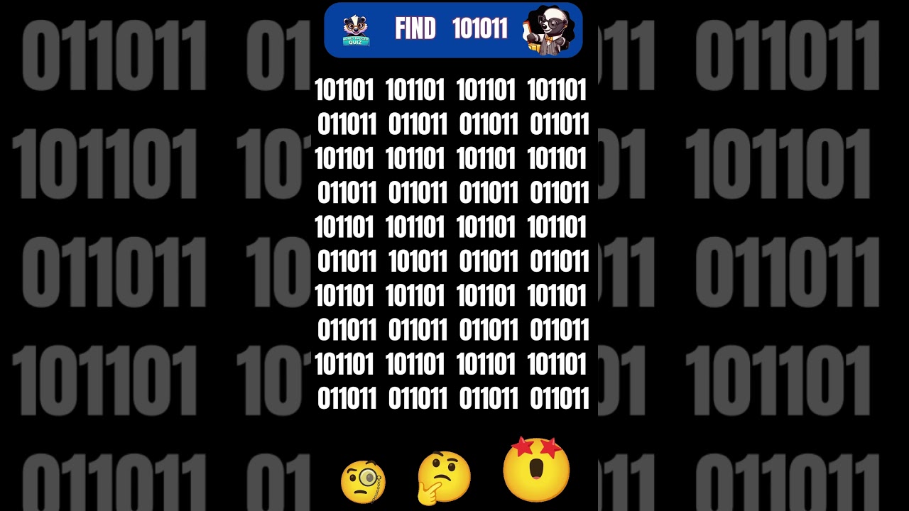 Find 101011 