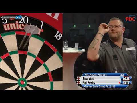 2018 German Darts Grand Prix Round 1 West vs Rowley
