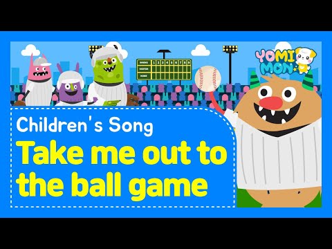 Take me out to the ball game | Yomimon Kids Songs, Super Simple Songs for Children