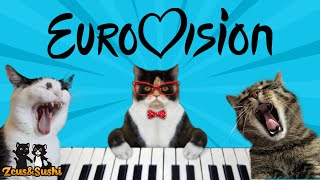 Eurovision Intro Music | Cats Are Singing by The Zeus&Sushi Show 24,761 views 2 years ago 48 seconds