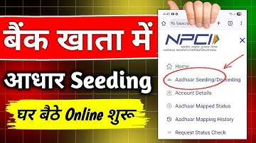 How to link Aadhar Card to Bank Account ✅| Aadhar NPCI link online | Aadhar DBT enable online - 2025
