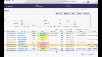 [SmartLink] How to check submit status of the ISF filing