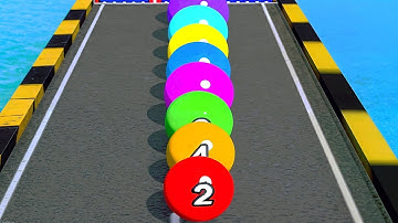 Crazy Ball Run 2048 -  Ball Merge Endless Gameplay Part 35 android, ios