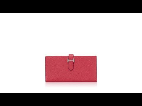 Hermes Epsom Bearn Wallet Rose Jaipur