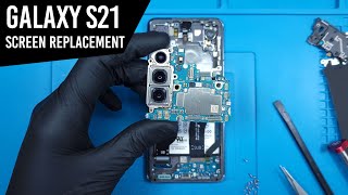 Galaxy S21 Screen Replacement | Frame Replacement Guide | Camera Failed Incompatible!