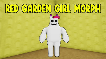 UPDATE - How To Find RED GIRL GARDEN MORPH in Find The Backrooms Morphs