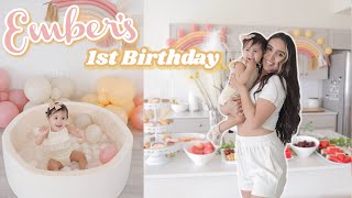 Ember's 1st Birthday Celebration 💕 Quarantine Baby Turns ONE ✨