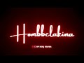 Kannalide Aa Kannalide Hombbelikana nava neelaanjana Black screen whatsApp status in kannada