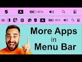 How to Fit More Apps in Your Mac Menu Bar for Free!