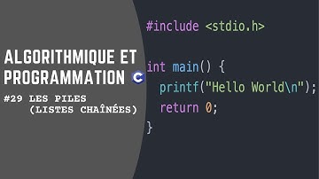 Programmation C 30 - Les Piles avec tableaux (البرمجة بلغة سي)
