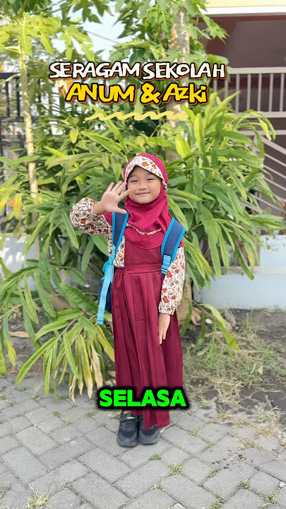 Seragam sekolah anum dan azki #dramangakak #funny