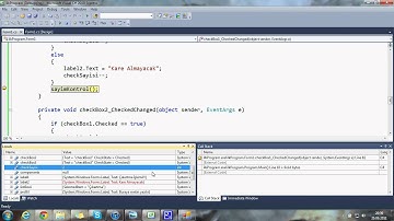 Visual C# - 04 - Checkbox Kullanımı - Part 2