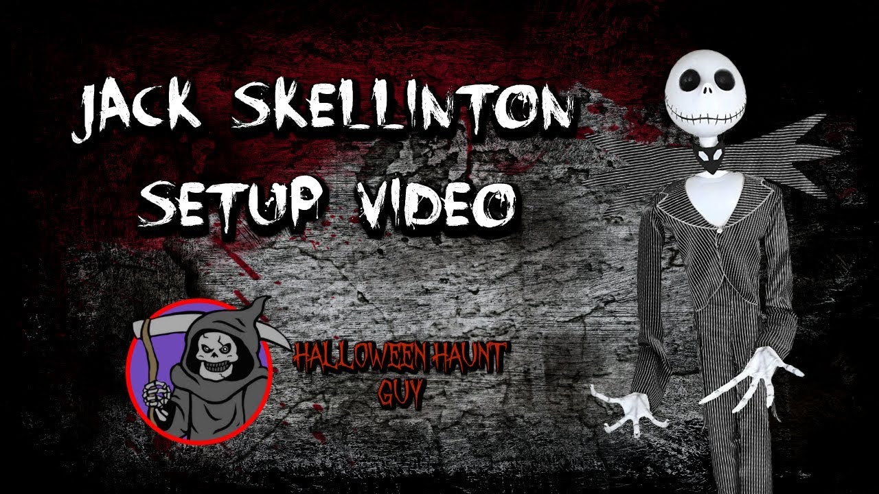 Jack Skellington prop setup video - YouTube