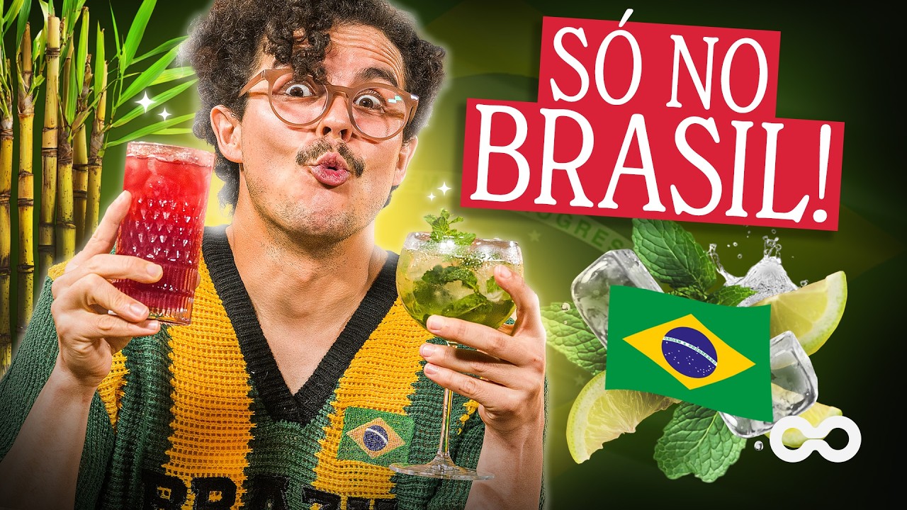 ABRASILEIRANDO DRINKS EUROPEUS! 🇧🇷🍹 (HUGO SPRITZ + TINTO DE VERANO)| Destilado de cá