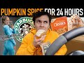 Only Eating Pumpkin Spice Foods For 24 HOURS | Pumpkin Spice Mac & Cheese Taste Test + Booty Workout