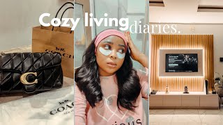 🍃 Soft Life Vlog in Nigeria | Coach Unboxing, Rainy Coffee & Cozy Weekend Moments 🤎 #aestheticvlog  screenshot 1