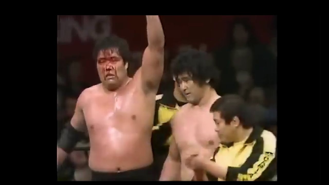 5* Tsuruta & Tenryu vs Choshu & Yatsu 1986 01 28 NWA INT Titles