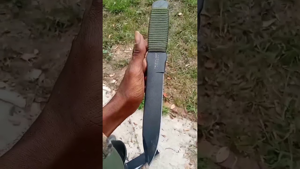 TRUE FLIGHT THROWER KNIFE REVIEW: On YouTube @ NatureLifeGlobalTv •More reviews Coming Soon