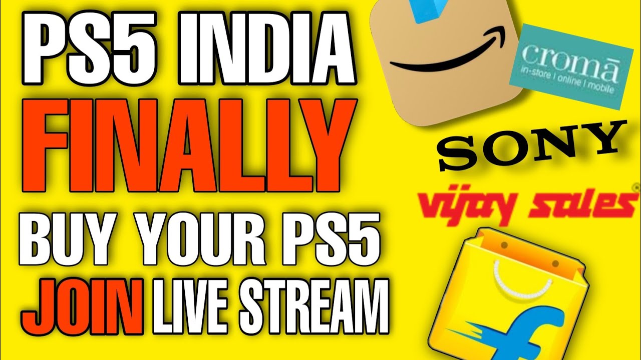 PS5 INDIA NEXT RESTOCK | PS5 INDIA NEXT RESTOCK NEWS | PS5 INDIA LIVE STREAM 
