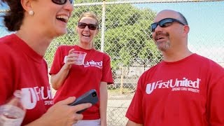 First United Bank in Denton Texas "Hotter than Hell" BBQ