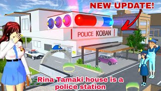 منزل البنت اصبح مركز شرطه Rina Tamaki House is Police Station in NEW UPDATE Sakura School Simulator