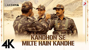 Kandhon Se Milte Hain Kandhe  - 4K | Lakshya | Hrithik | Sonu Nigam, Hariharan|#independenceday    ​