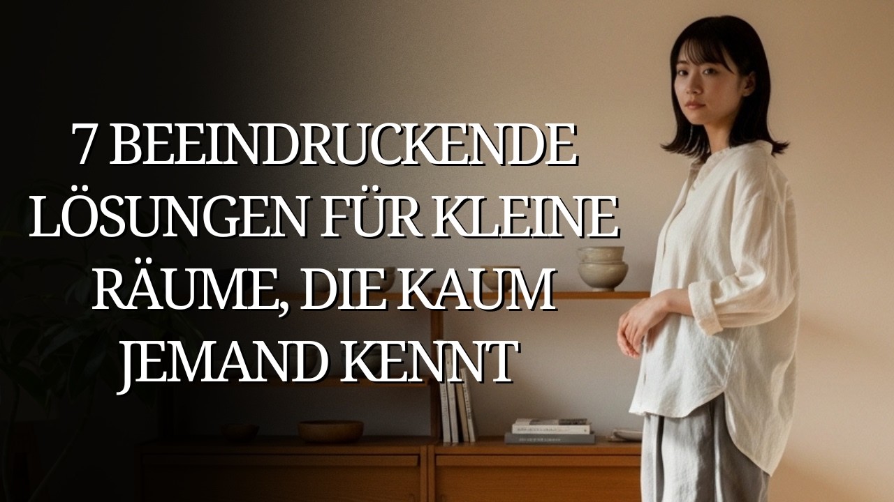 7 beeindruckende Lösungen für kleine Räume, die kaum jemand kennt | Japanischer Minimalismus