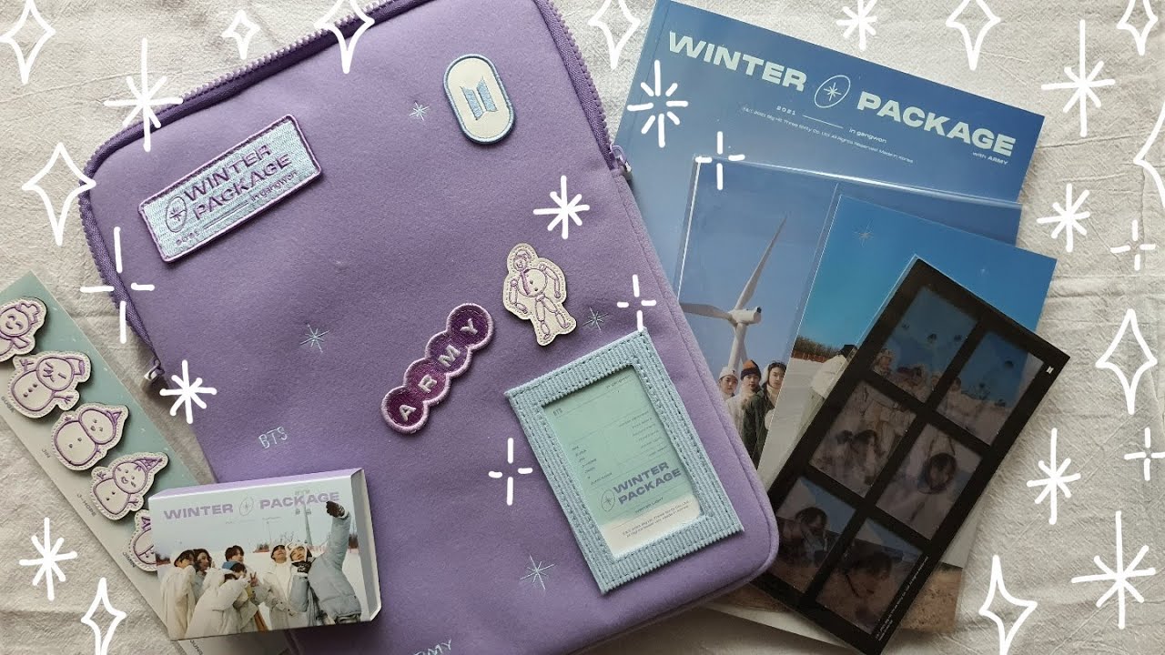 BTS Unboxing - Winter Package 2021! (방탄소년단 윈터패키지 언박싱