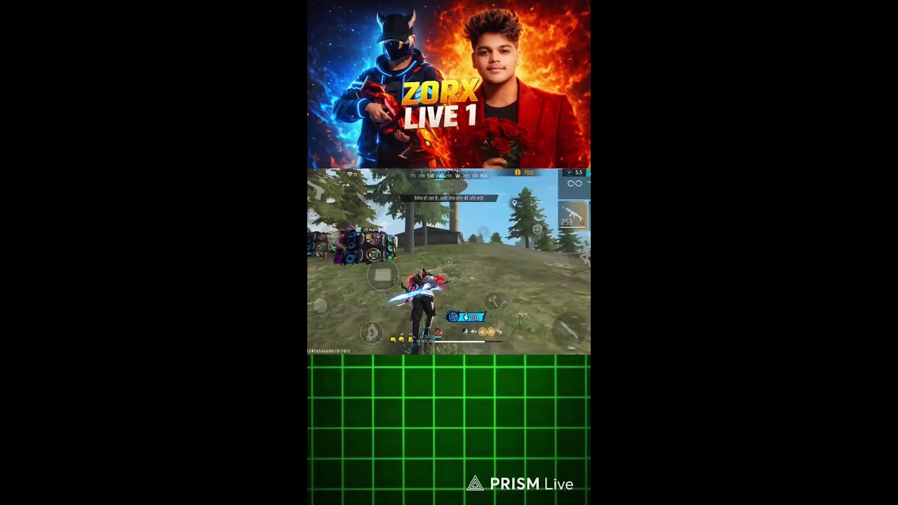 Live streaming of Zorx Live 1🔥 FREE FIRE LIVE | Rank Push + Clutch Gameplay | ZORX LIVE