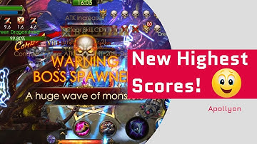 My New Highest Scores - Celestial Defense - Legacy Of Discord - Apollyon