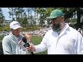 Jordan Spieth tells Jason Kelce about the wholesomeness at Augusta National Golf Club | The Masters