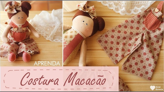 Oblee Marketplace  Boneca de Pano Pink Com Troca de Roupa