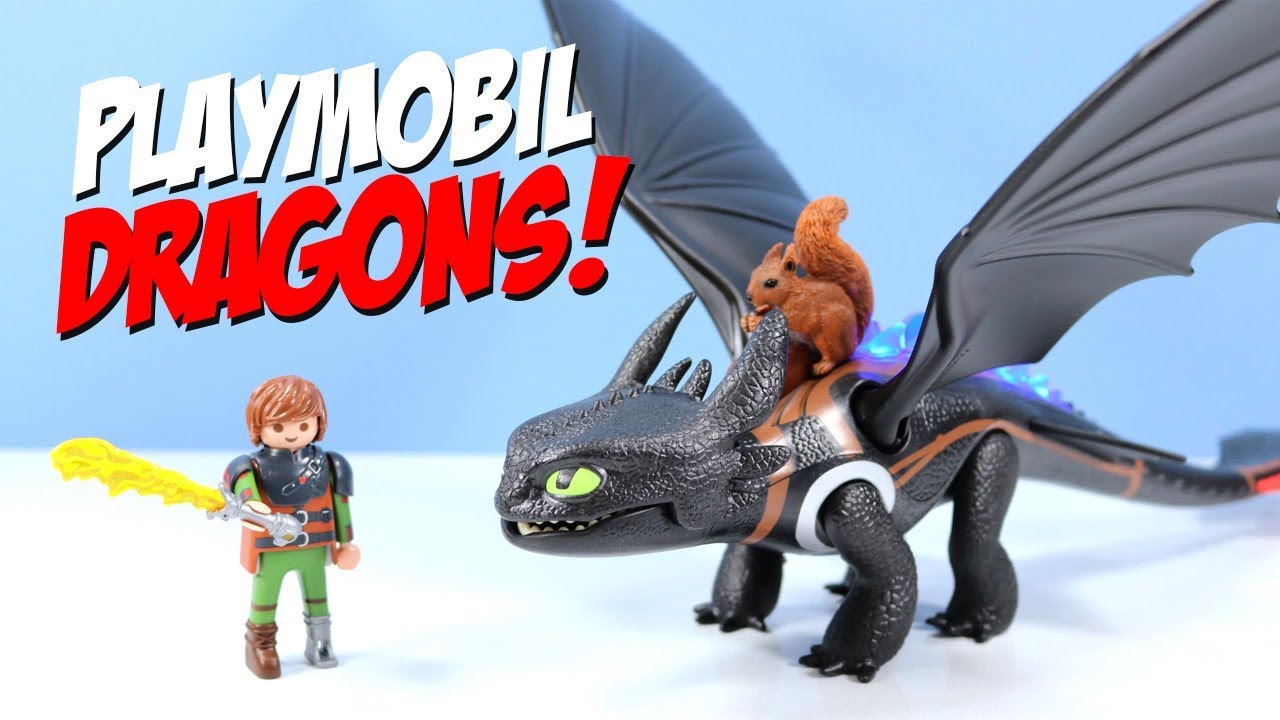 lindre Skibform fuldstændig How to Train Your Playmobil Dragon Hiccup and Toothless - YouTube