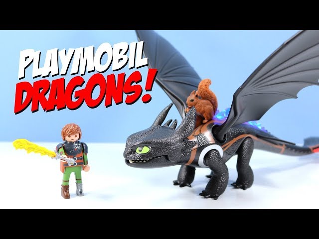 Playmobil Dragon Racing Complete Set with Hiccup and Toothless 