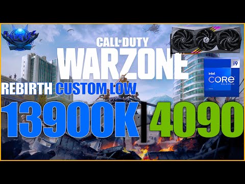 Warzone Rebirth Island | i9 13900K and RTX 4090 | Custom Low Settings 1440P