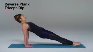 How to do Reverse Plank Tricep Dips - Build & Tone Your Arms