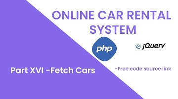 Complete Online car rental project  with Ajax - Bootstrap - PHP #16 - Fetch Cars Customer side