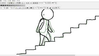 【Easytoon Animating】Climbing the stairs