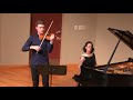 Schubert- Fantasy in C major for violin and piano D934, Alexi Kenney, violin, Renana Gutman, piano