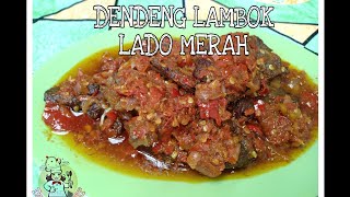 Resep DENDENG LAMBOK CABE MERAH khas Dapur Uni ET