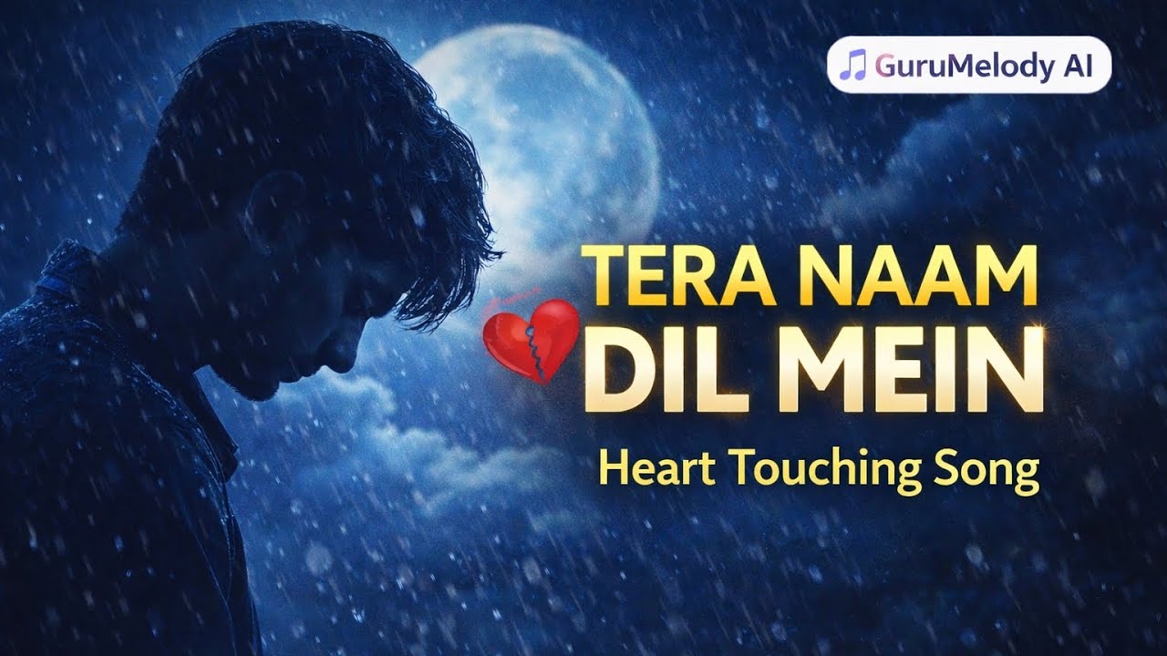 Tera Naam Dil Mein ❤️ | Heart Touching Romantic Song | New Hindi Love Song 2026 | Guru melody ai 