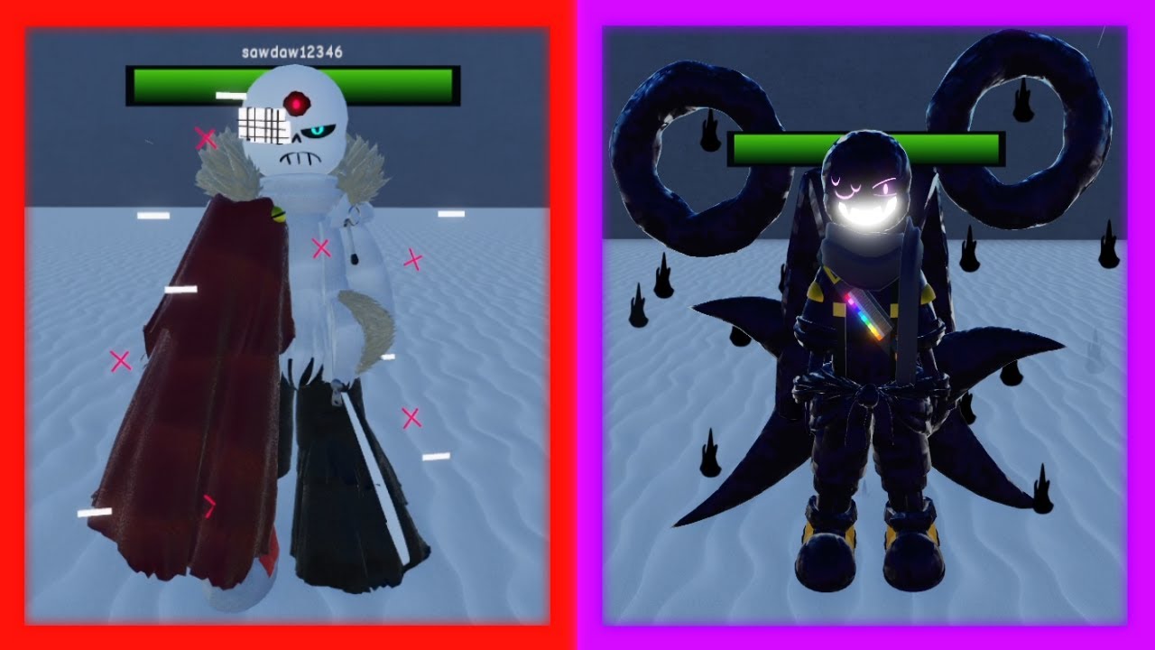 [Gamepass] Omnipotent Sans/Vantablack Sans [Showcase]【Undertale Crazy