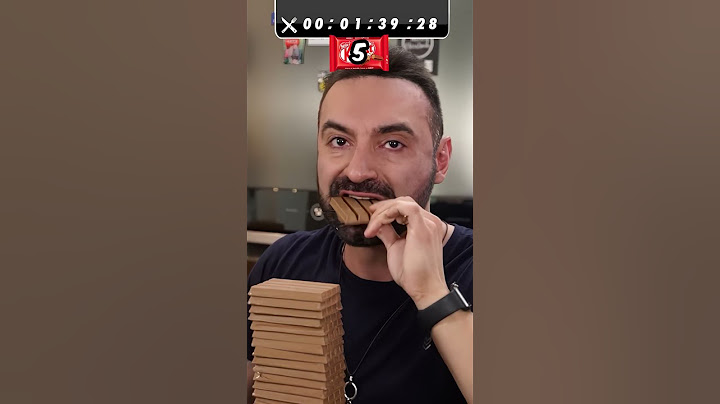Comendo 6.600 Calorias de uma TORRE de KITKAT! 🍫 #shorts
