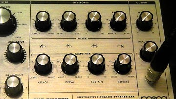 Moog Sub Phatty Tutorial Part 2 - Filter and Envelopes